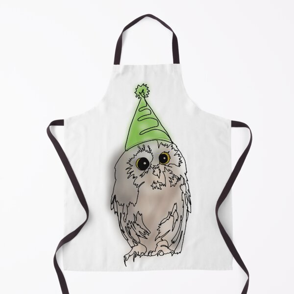 Item preview, Cute Owl in green Party Hat – animalzinhats designed and sold by Ashley’sAnimalz.