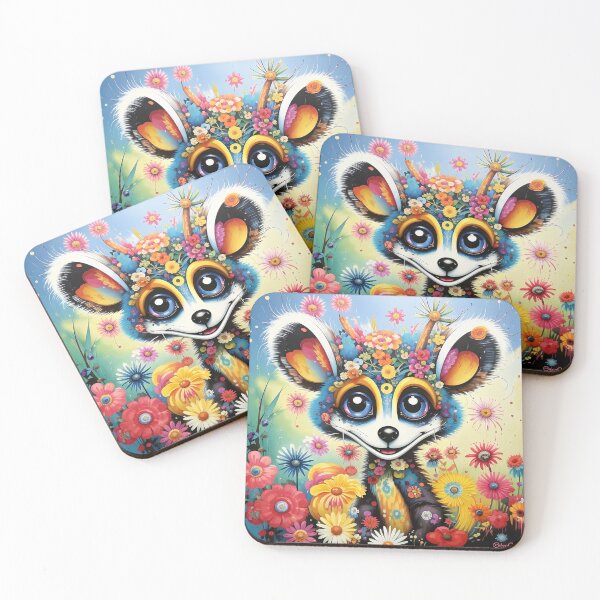 Item preview, Adorable lemur in a mysterious forest. designed and sold by Natalia-Vlad.