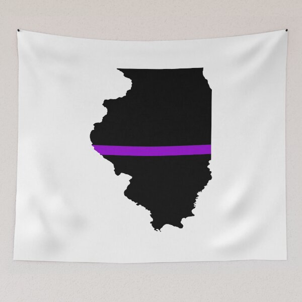 Item preview, Illinois Thin Purple Line designed and sold by PhilbonianDezin.