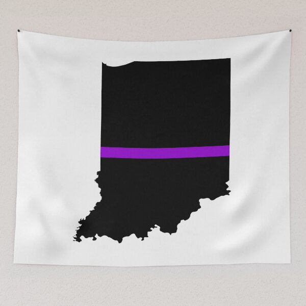 Item preview, Indiana Thin Purple Line designed and sold by PhilbonianDezin.