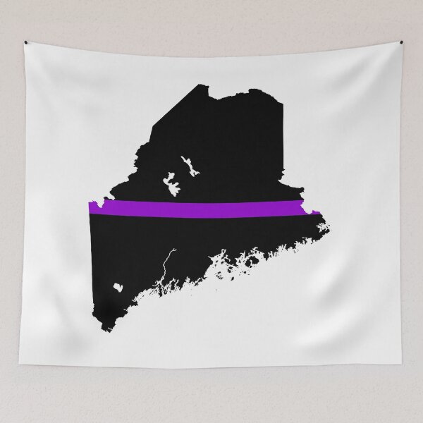 Item preview, Maine Thin Purple Line designed and sold by PhilbonianDezin.