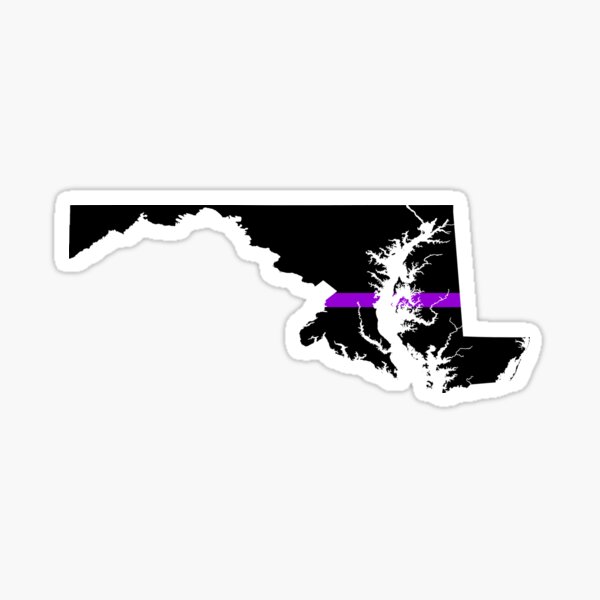 Item preview, Maryland Thin Purple Line designed and sold by PhilbonianDezin.