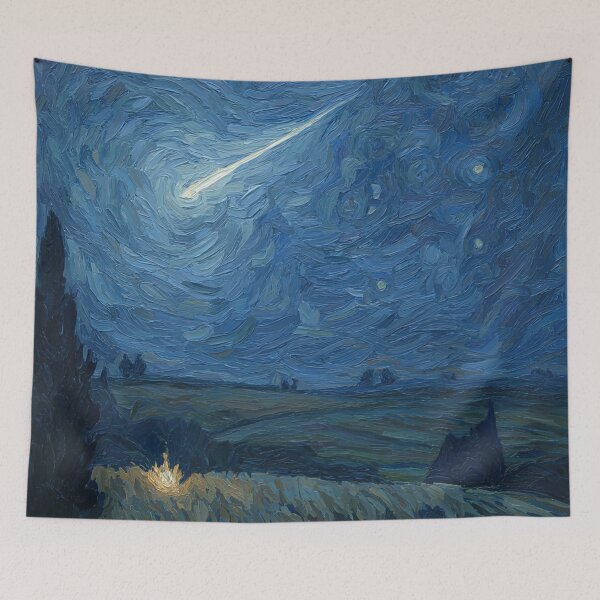 Item preview, Quasar | Post-impressionist painting style designed and sold by ComicsFactory.