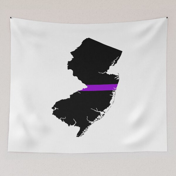 Item preview, New Jersey Thin Purple Line designed and sold by PhilbonianDezin.