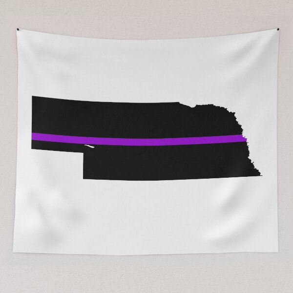 Item preview, Nebraska Thin Purple Line designed and sold by PhilbonianDezin.