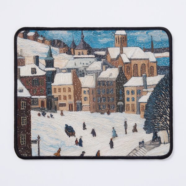 Item preview, Quebec | Post-impressionist painting style designed and sold by ComicsFactory.
