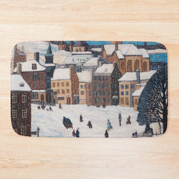 Item preview, Quebec | Post-impressionist painting style designed and sold by ComicsFactory.