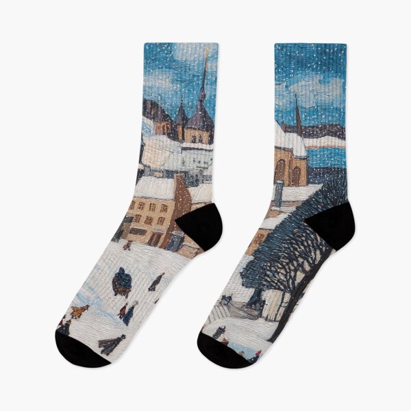 Item preview, Quebec | Post-impressionist painting style designed and sold by ComicsFactory.