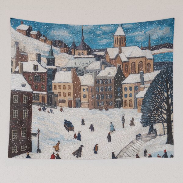 Item preview, Quebec | Post-impressionist painting style designed and sold by ComicsFactory.