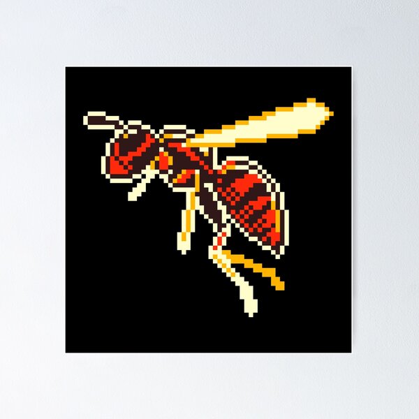 Item preview, Pixel Wasp designed and sold by MitigatedPixel.