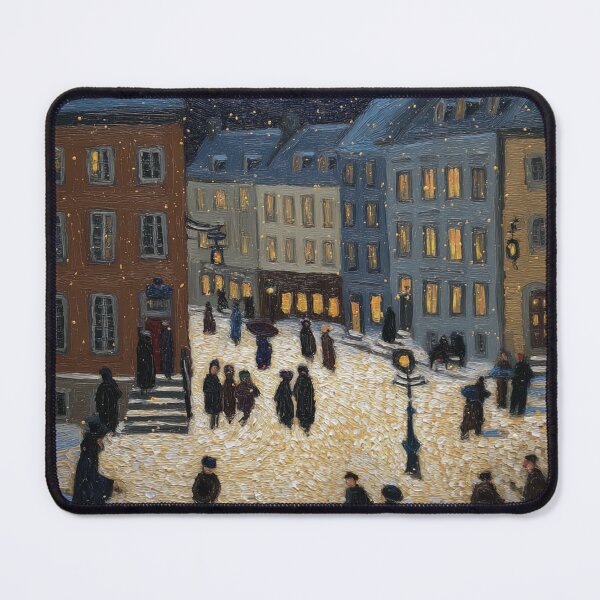 Item preview, Quebec City | Post-impressionist painting style designed and sold by ComicsFactory.