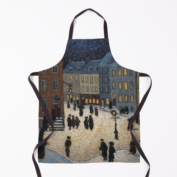Item preview, Quebec City | Post-impressionist painting style designed and sold by ComicsFactory.