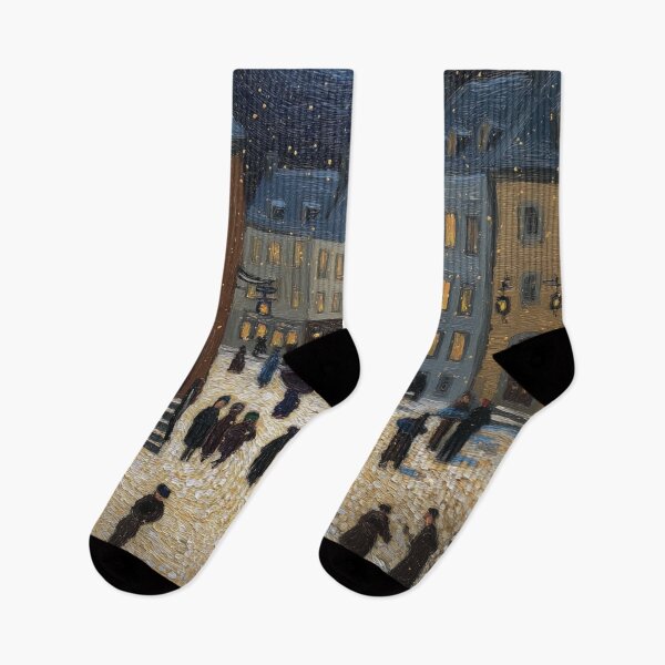 Item preview, Quebec City | Post-impressionist painting style designed and sold by ComicsFactory.