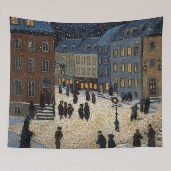 Item preview, Quebec City | Post-impressionist painting style designed and sold by ComicsFactory.