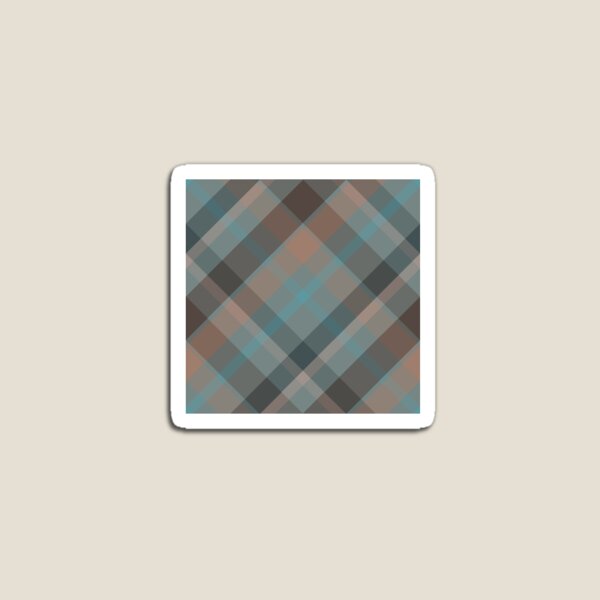 Item preview, Diagonal contrast plaid pattern designed and sold by RhoQA.