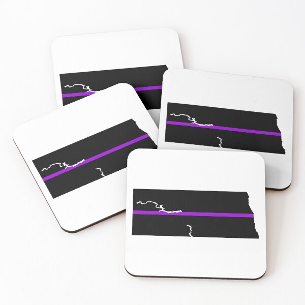 Item preview, North Dakota Thin Purple Line designed and sold by PhilbonianDezin.
