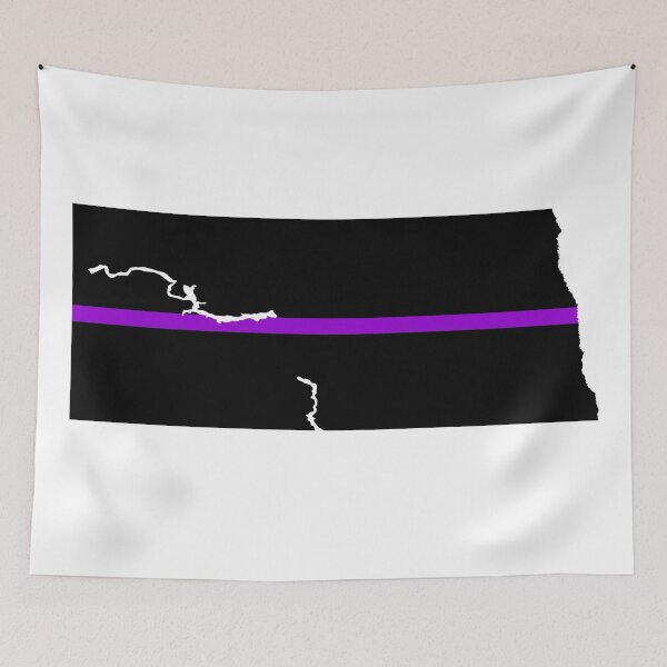 Item preview, North Dakota Thin Purple Line designed and sold by PhilbonianDezin.