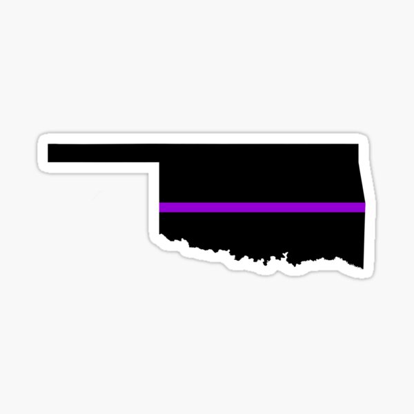 Item preview, Oklahoma Thin Purple Line designed and sold by PhilbonianDezin.