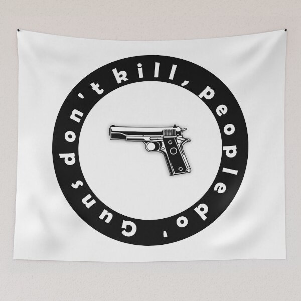 Item preview, Guns don't kill, people do designed and sold by E.D.CH designs..
