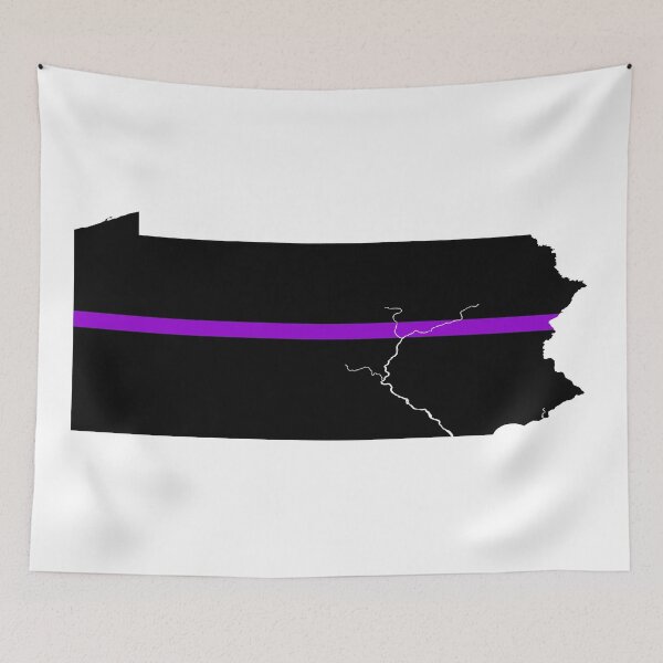 Item preview, Pennsylvania Thin Purple Line designed and sold by PhilbonianDezin.