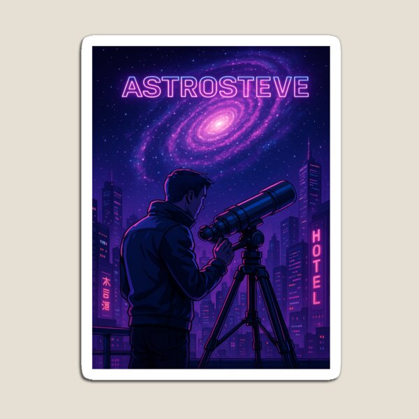 Item preview, Galactic Vision – Cyberpunk Nights designed and sold by AstroBySteve.