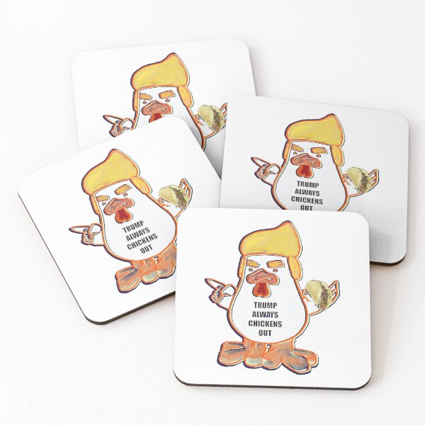 Item preview, T.A.C.O. – Trump Always Chickens Out | Hand-Drawn Political Satire designed and sold by aadventures.