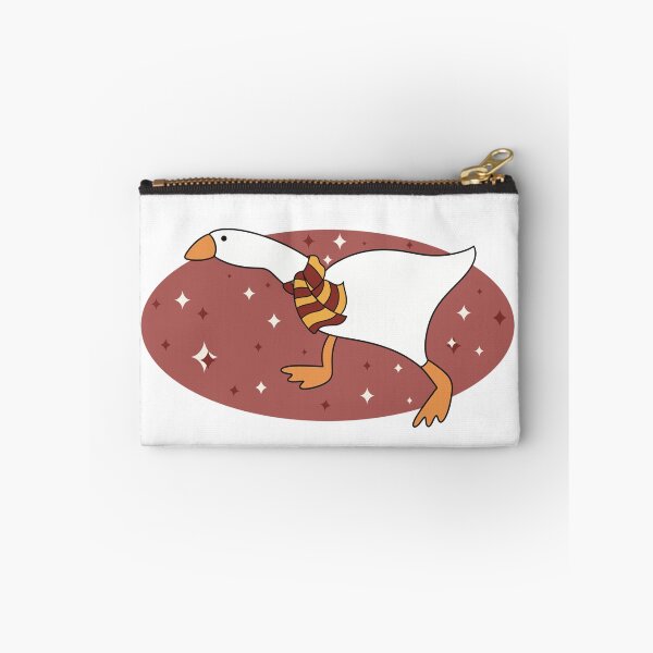 Item preview, Goose Wizard With Maroon And Yellow Gold Scarf Sticker designed and sold by The Pretty Hippo Company.