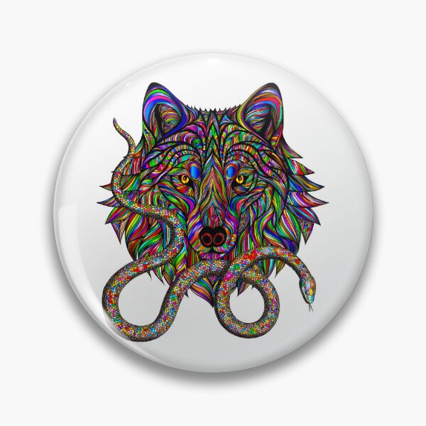 Item preview, Wolf Takes Snake designed and sold by KATKattalestv.