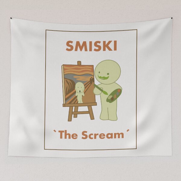 Item preview, Smiski The Scream  designed and sold by Smiski Smiles.