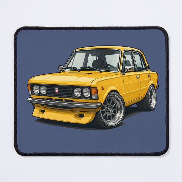 Item preview, Retro Polish Fiat 125P Classic Car | Vintage Auto Lover Gift | Iconic 1970s European Vehicle iconic Fiat designed and sold by artesis.