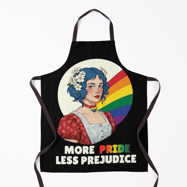 Item preview, More Pride Less Prejudice LGBTQ Rainbow Pride Month designed and sold by ArtFromBeyond.