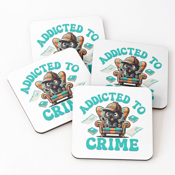 Item preview, Addicted to crime designed and sold by BritishDelights.