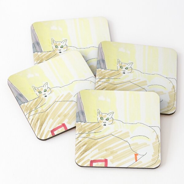 Item preview, Sunning Cat designed and sold by openeyeddreams.