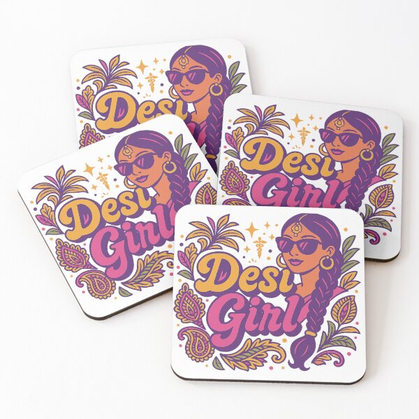 Aperçu de l'œuvre fille desi couleurs violettes et roses créée et vendue par malufromhtown.