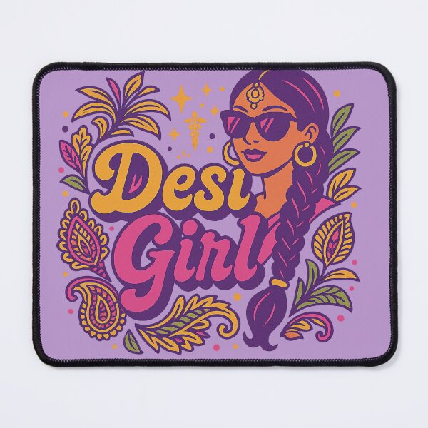 Item preview, desi girl purple and pink colors designed and sold by malufromhtown.
