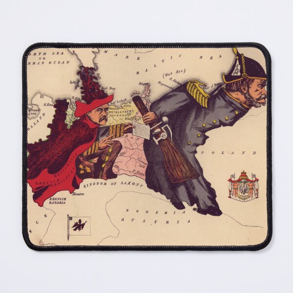 Item preview, Cartoon Map of Prussia designed and sold by 19th Century in Color.