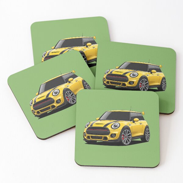 Item preview, Mini Morris Cooper Classic Car | British Retro Icon | Vintage Racing Auto Art for Car Enthusiasts designed and sold by artesis.