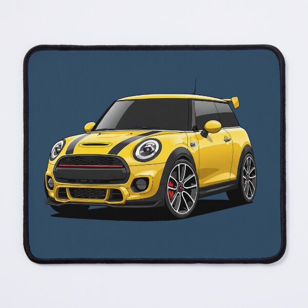 Item preview, Mini Morris Cooper Classic Car | British Retro Icon | Vintage Racing Auto Art for Car Enthusiasts designed and sold by artesis.