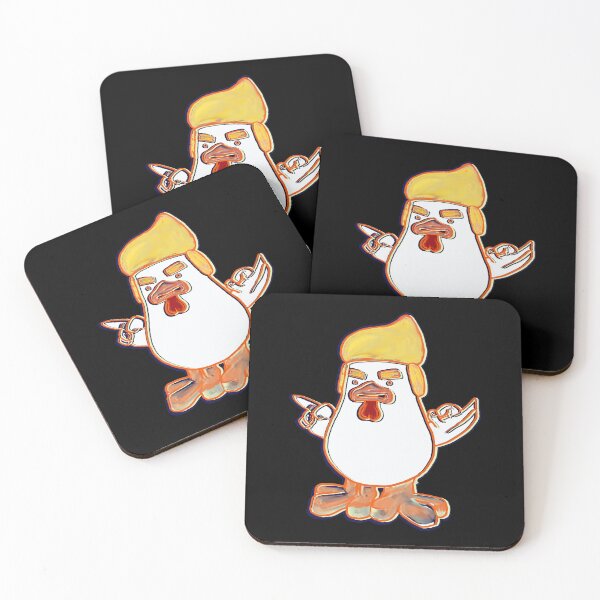 Item preview, Trump Chicken Caricature – Hand-Drawn Political Satire Illustration designed and sold by aadventures.