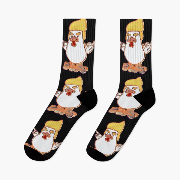 Item preview, Caricatura del pollo Trump: ilustración satírica política dibujada a mano designed and sold by aadventures.