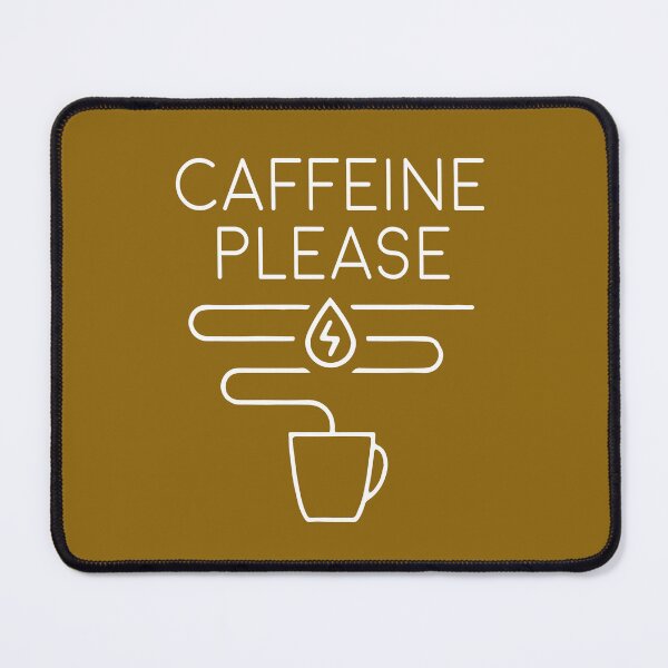 Item preview, Caffeine Please – Minimalist Coffee Lover Design designed and sold by DavidMay.