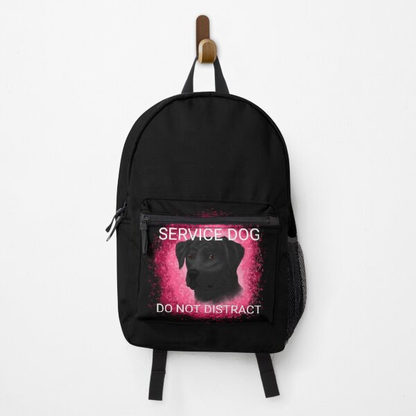 Item preview, SERVICE DOG black/pink designed and sold by DawnCatcher20.