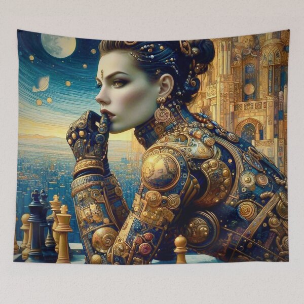 Item preview, Cyborg Chessmaster’s Cosmic Dream designed and sold by Ghost Archer Illusions.