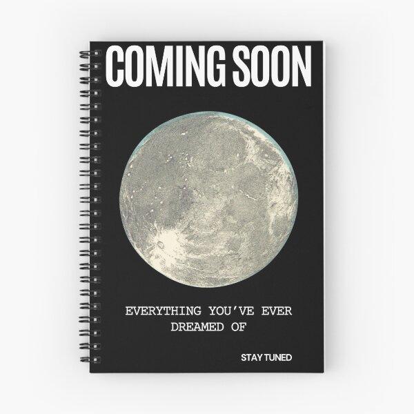 Item preview, Dreams Coming Soon Positivity Affirmation Quote In Black designed and sold by nikifora.