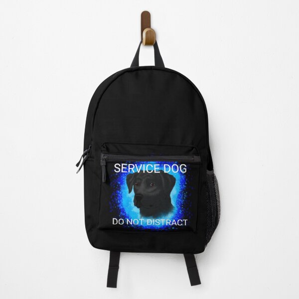 Item preview, SERVICE DOG black/blue designed and sold by DawnCatcher20.