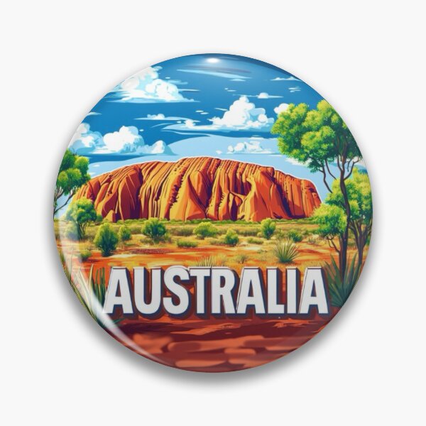 Item preview, Australia Uluru Outback designed and sold by Myra365Art.
