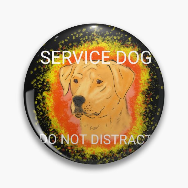 Item preview, SERVICE DOG gold/orange designed and sold by DawnCatcher20.