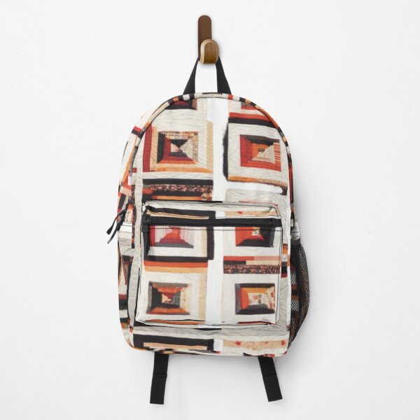 Item preview, Early Homespun Rustic Americana Autumn Geometric Quilt designed and sold by Anastaciaknits.