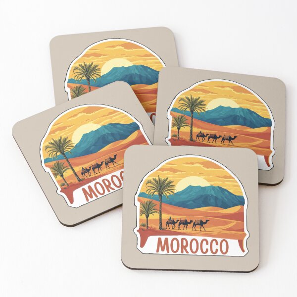 Item preview, Morocco Desert Caravan designed and sold by Myra365Art.