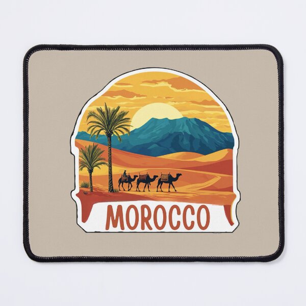 Item preview, Morocco Desert Caravan designed and sold by Myra365Art.
